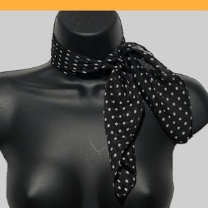 Vintage Polka Dot Neck Scarf